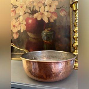 Ruffoni Historia Hammered Copper 4 Qt. Chef Pan  w/Acorn Handle